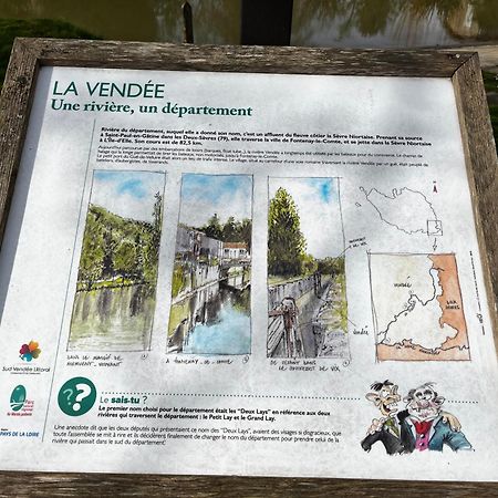 La Maison Du Bonheur Le Gué-de-Velluire Esterno foto